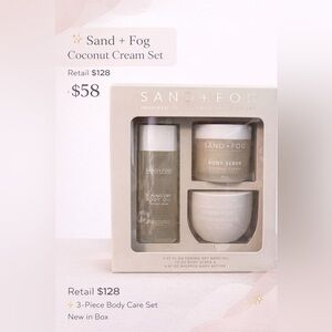 Sand + Fog Coconut Cream Set